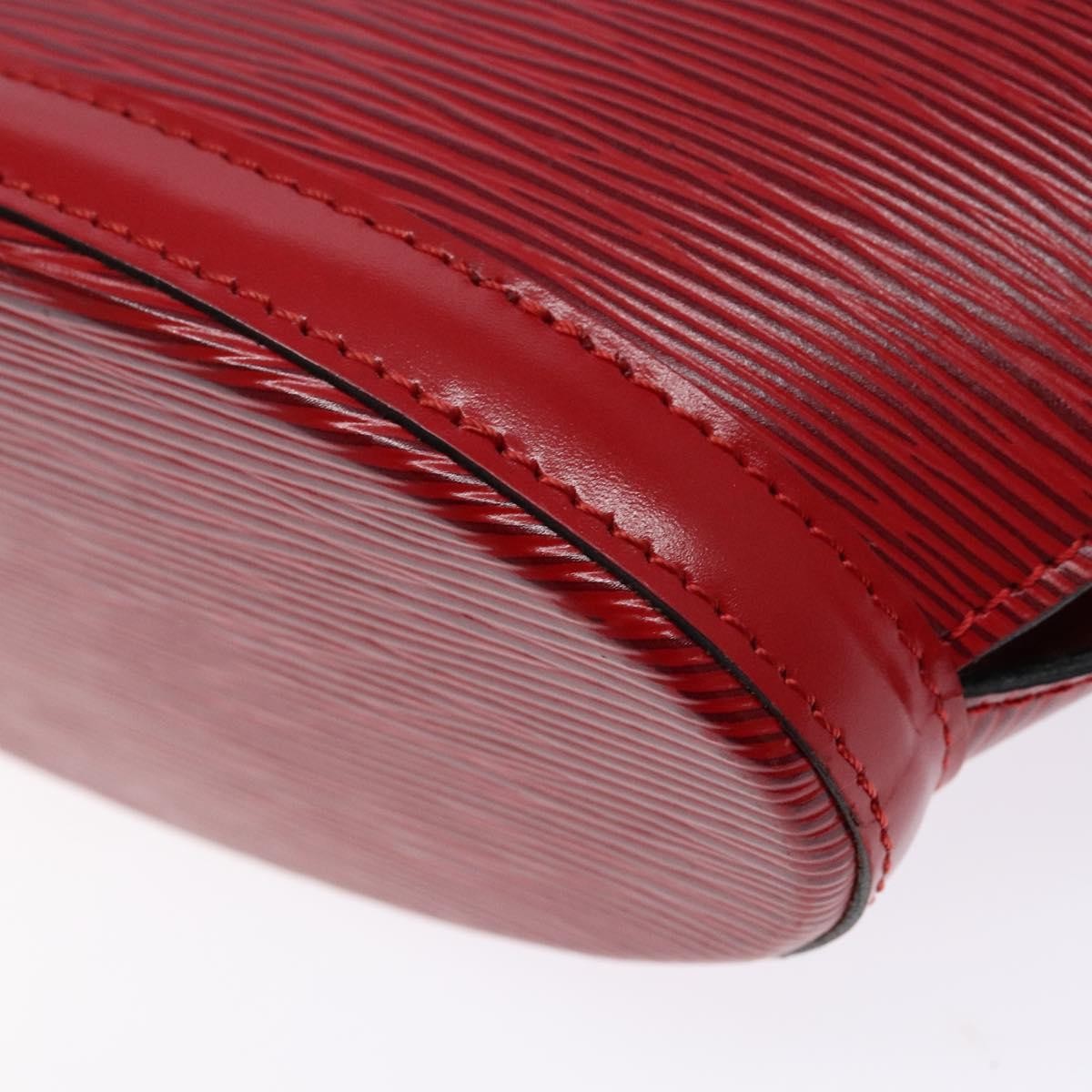 Louis Vuitton Saint Jacques Handbag Epi Leather, RED, LEATHER, Handbag