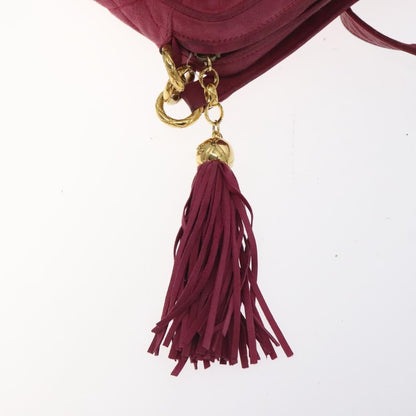 Chanel Vintage Camera bag Suede, PINK, SUEDE, Crossbody bag