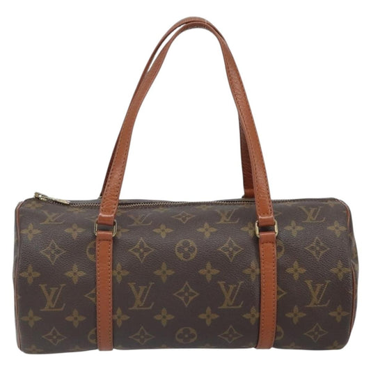 Louis Vuitton Papillon Handbag Monogram Canvas, BROWN, CANVAS, Handbag