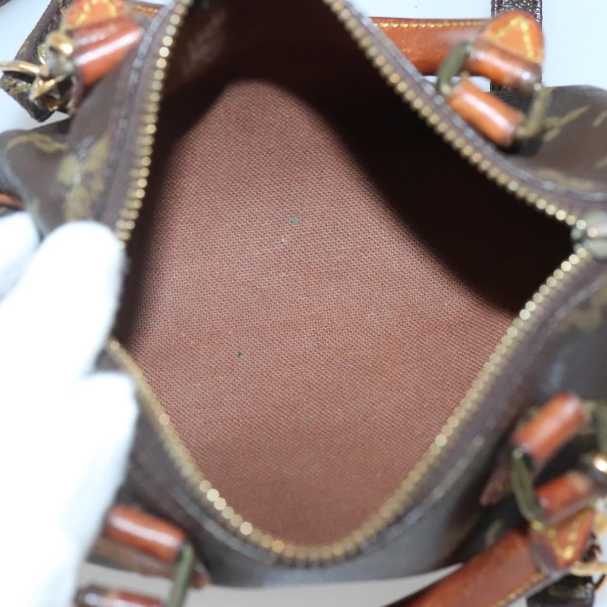 Louis Vuitton Speedy Mini HL Handbag Monogram Canvas, BROWN, CANVAS, Handbag