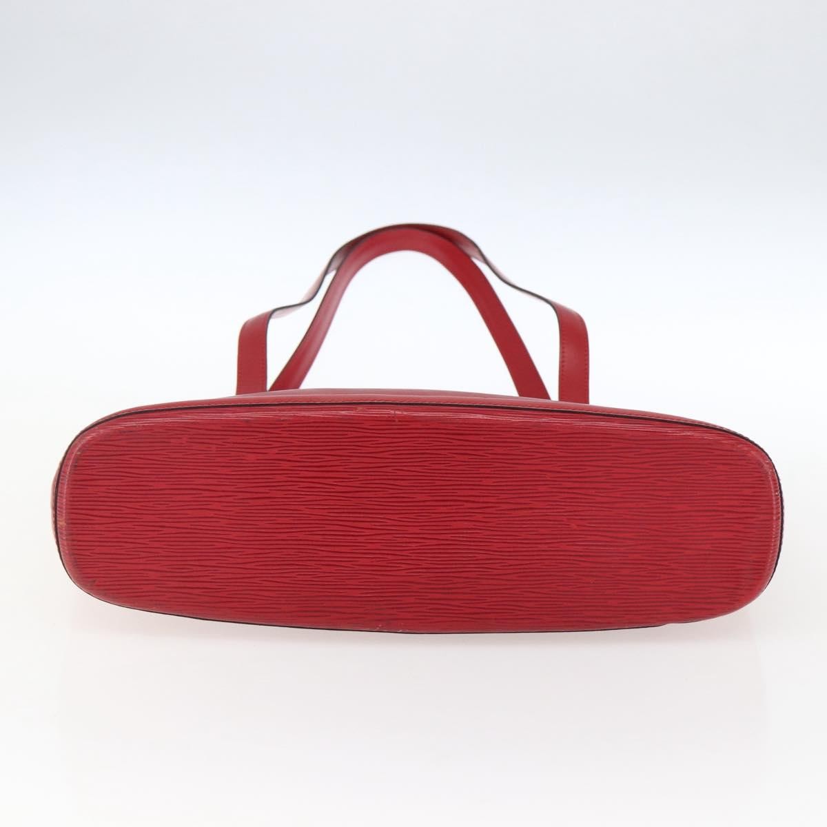 Louis Vuitton Lussac Handbag Epi Leather, RED, LEATHER, Shoulder bag