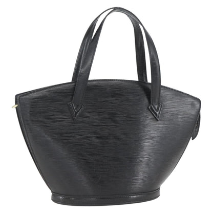 Louis Vuitton Saint Jacques Handbag Epi Leather, BLACK, LEATHER, Handbag