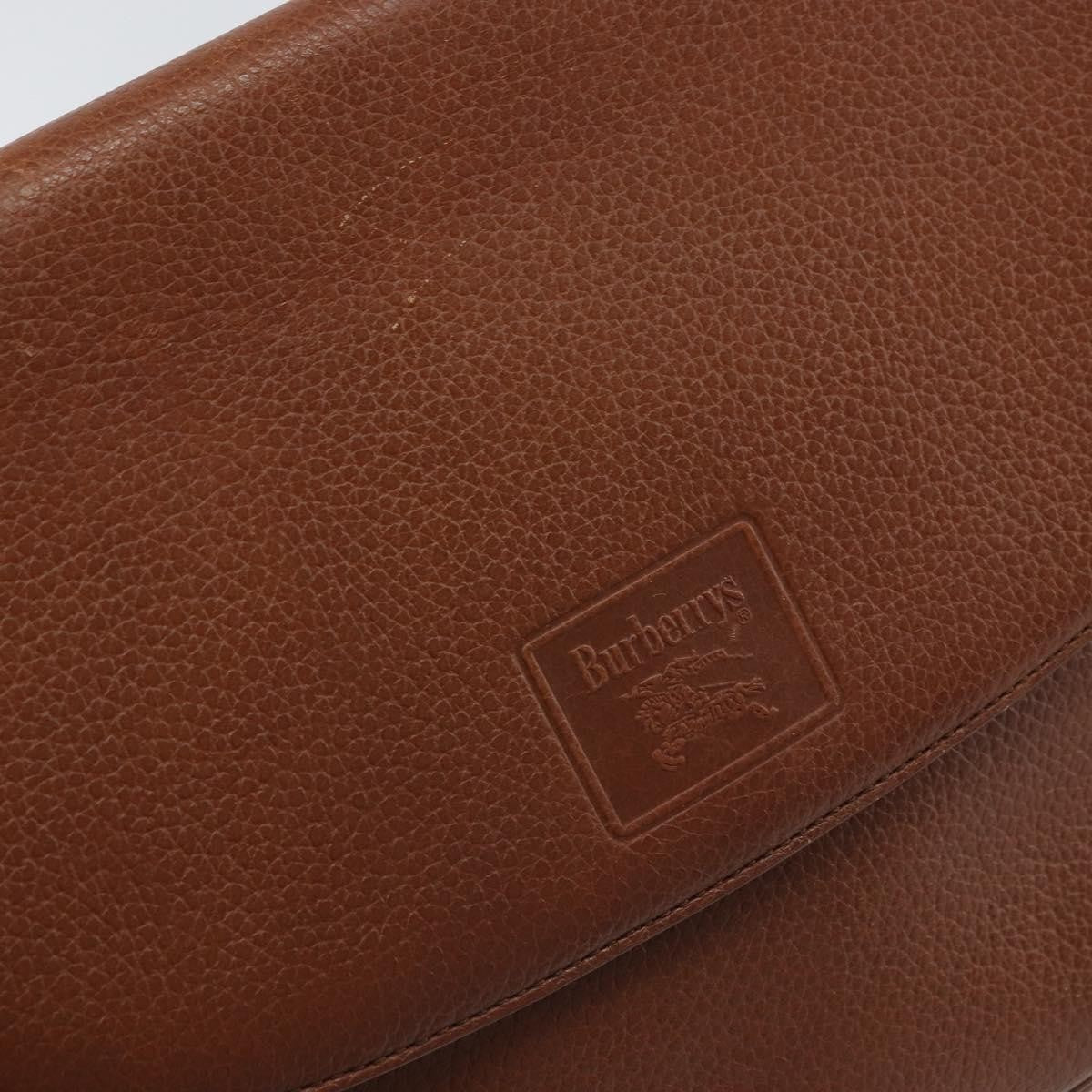 Burberry Vintage Shoulder Bag Leather, BROWN, LEATHER, Shoulder bag