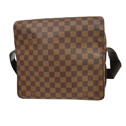 Louis Vuitton Naviglio Handbag Damier, Brown, Canvas, Shoulder Bag