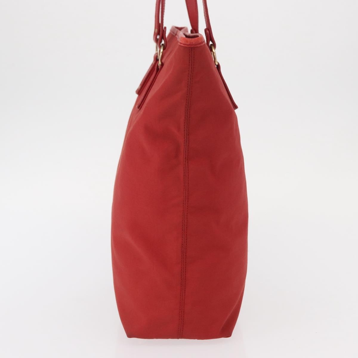 Salvatore Ferragamo Gancini handbag Nylon, RED, NYLON, Handbag