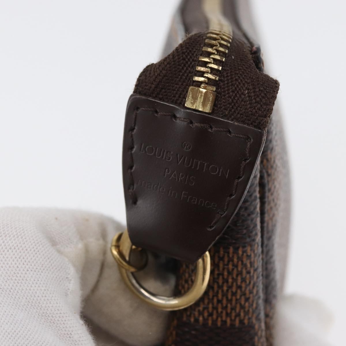 Louis Vuitton Pochette Accessoires Limited Edition Damier, BROWN, CANVAS, Clutche & pouche