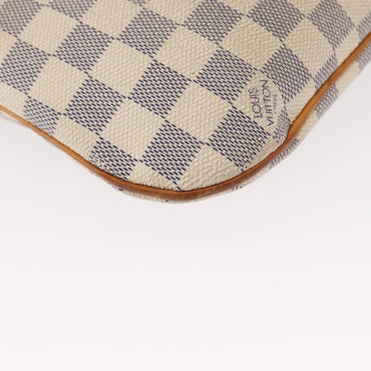Louis Vuitton Bosphore Pochette Damier, WHITE, CANVAS, Shoulder bag