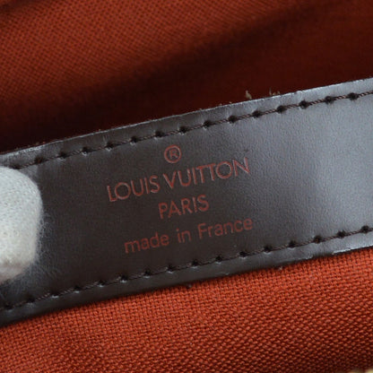 Louis Vuitton Naviglio Handbag Damier, Brown, Canvas, Shoulder Bag