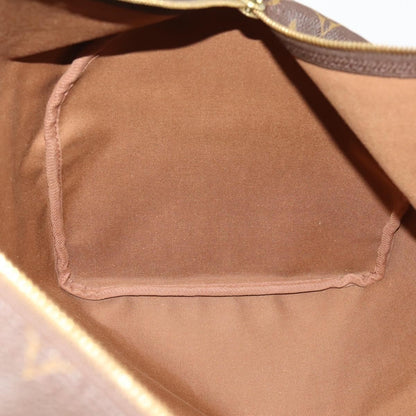 Louis Vuitton Keepall Bag Monogram Canvas, BROWN, CANVAS, Travel bag