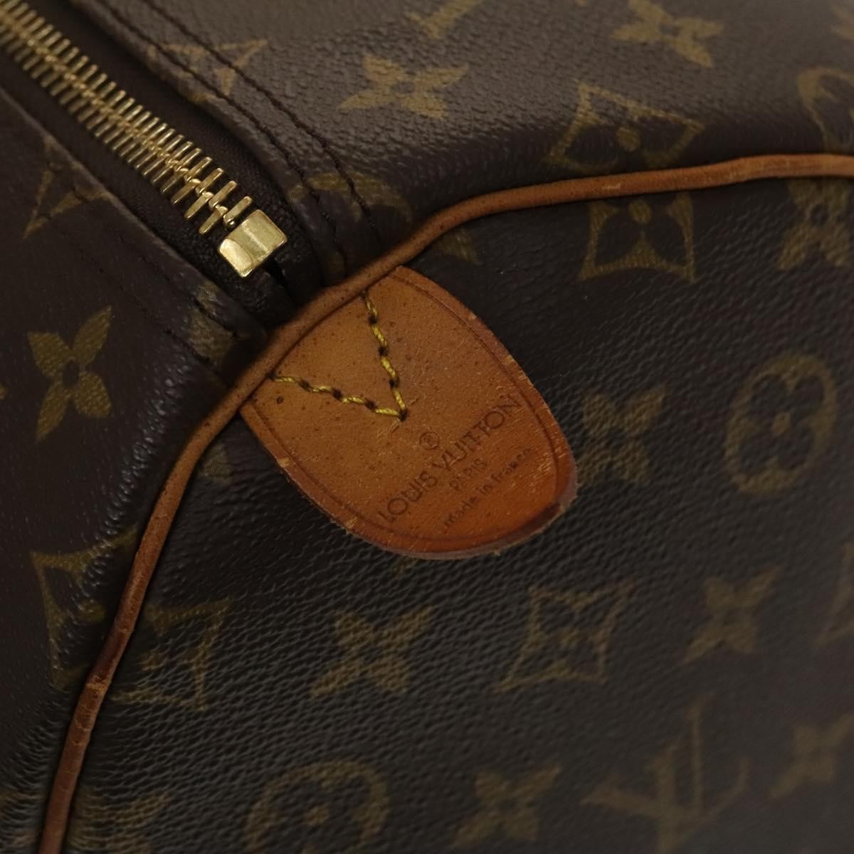 Louis Vuitton Keepall Bag Monogram Canvas, BROWN, CANVAS, Travel bag