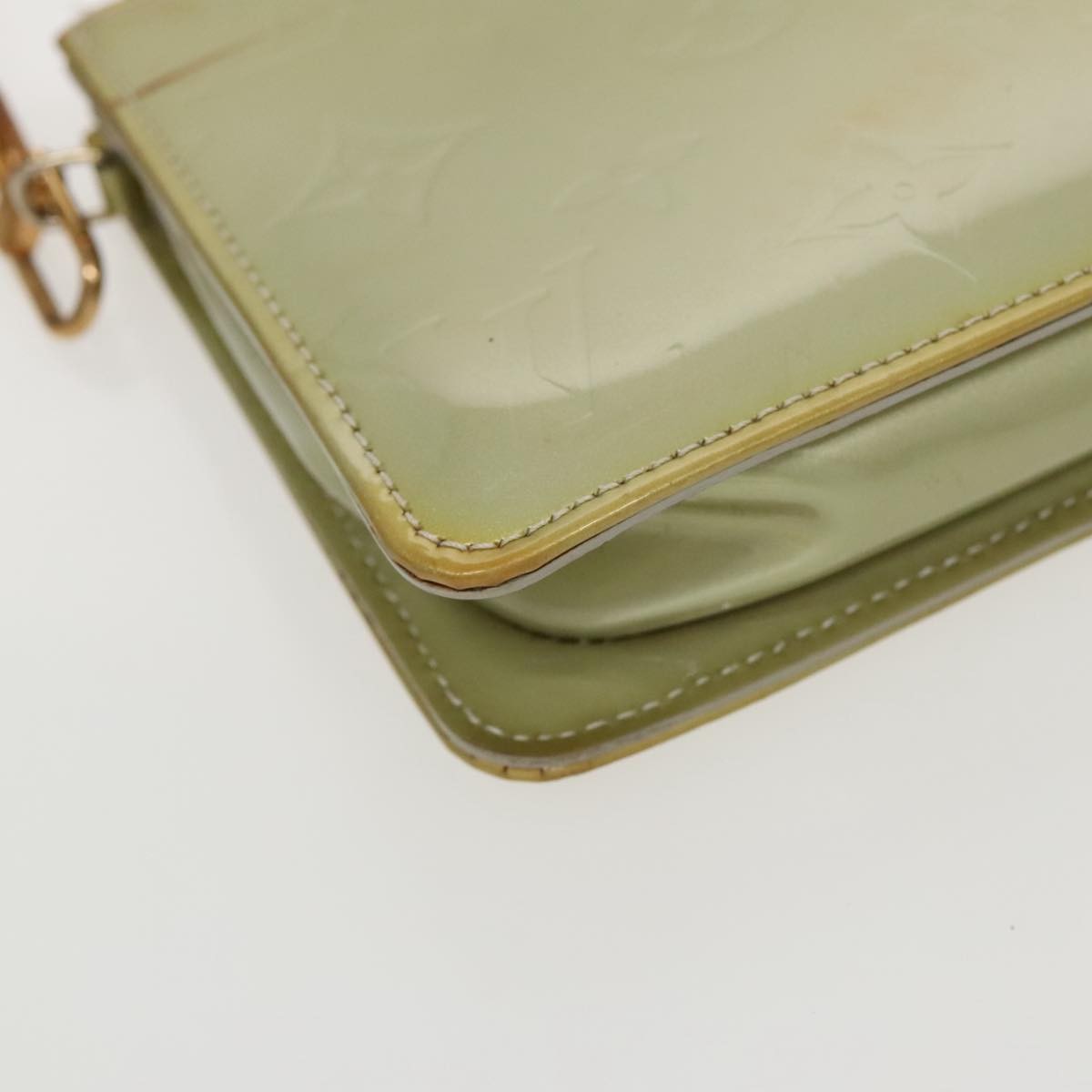 Louis Vuitton Lexington Pochette Monogram Vernis, GRAY, PATENT_LEATHER, Clutche & pouche