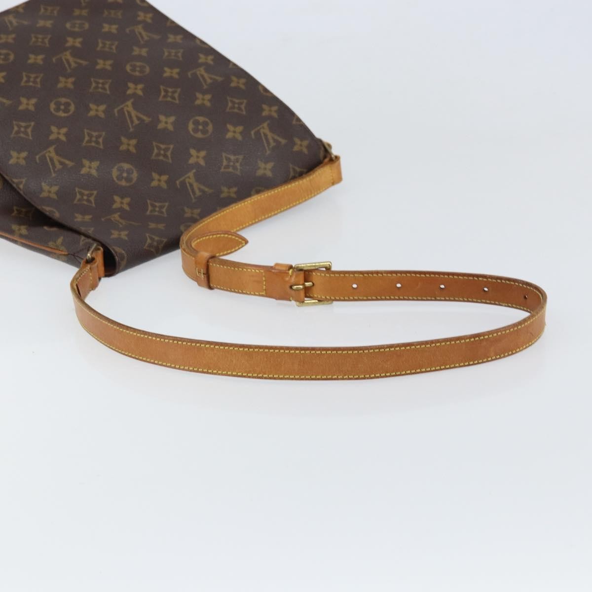 Louis Vuitton Musette Salsa Handbag Monogram Canvas, BROWN, CANVAS, Shoulder bag