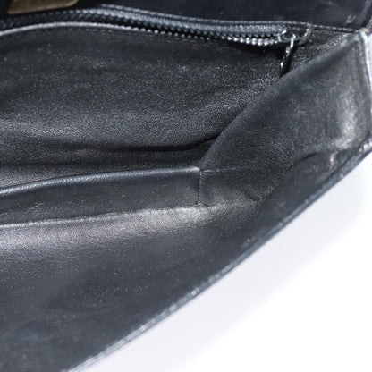 Bally Vintage Shoulder Bag Leather, Black, Leather, Shoulder Bag
