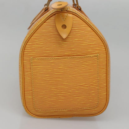 Louis Vuitton Speedy Handbag Epi Leather, YELLOW, LEATHER, Handbag