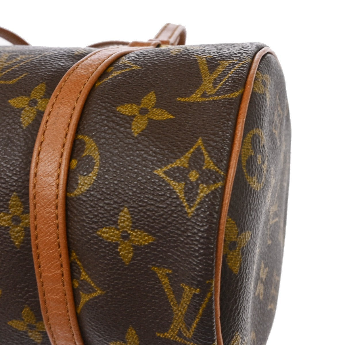Louis Vuitton Papillon Handbag Monogram Canvas, Brown, Canvas, Handbag