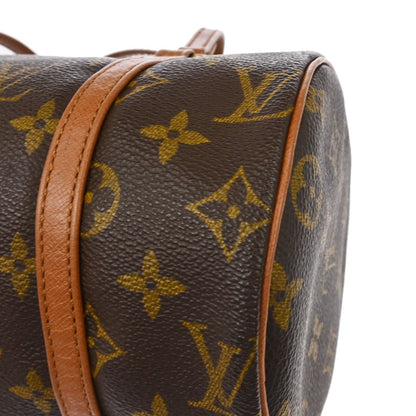 Louis Vuitton Papillon Handbag Monogram Canvas, Brown, Canvas, Handbag