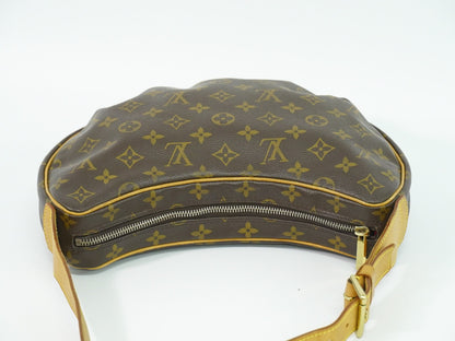 Louis Vuitton Croissant Handbag Monogram Canvas, BROWN, CANVAS, Shoulder bag