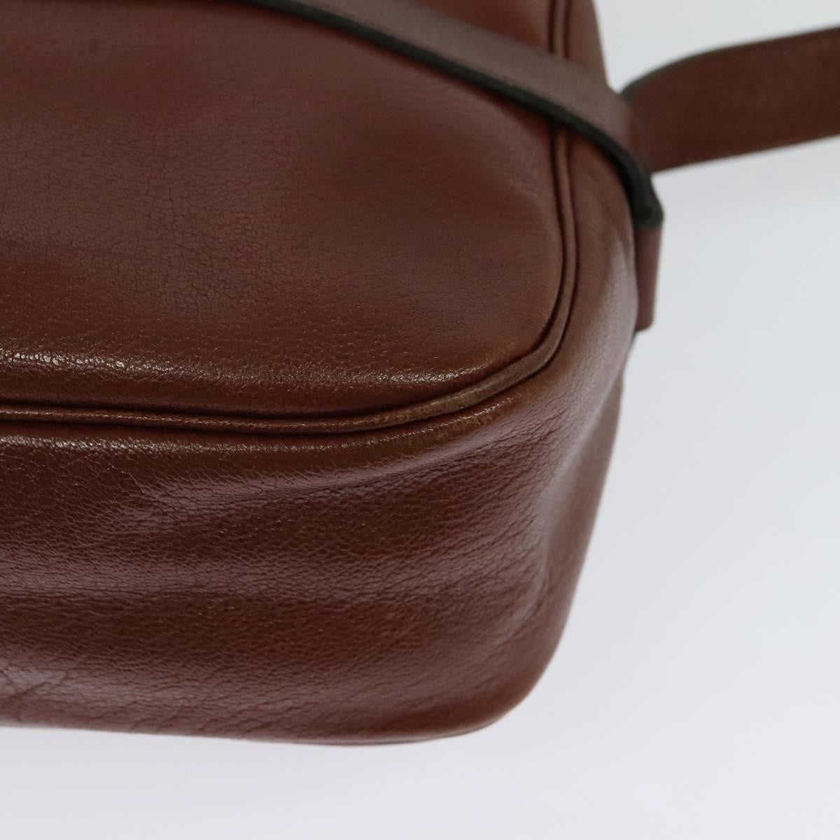 Christian Dior CD Shoulder bag Leather, BROWN, LEATHER, Shoulder bag