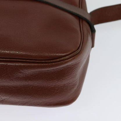 Christian Dior CD Shoulder bag Leather, BROWN, LEATHER, Shoulder bag