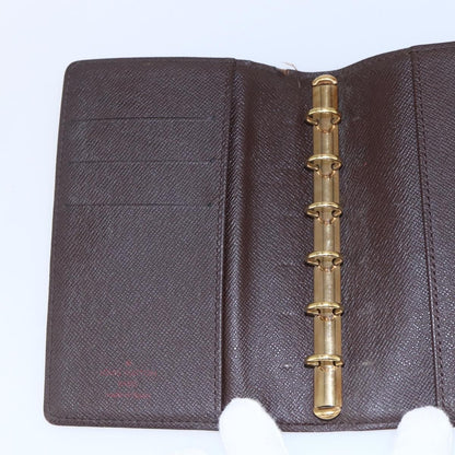 Louis Vuitton Agenda Cover Damier Azur, BROWN, CANVAS, Toiletry Case
