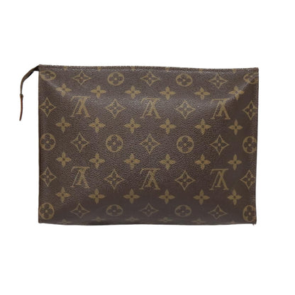 Louis Vuitton Toiletry Pouch Monogram Canvas, BROWN, CANVAS, Clutche & pouche