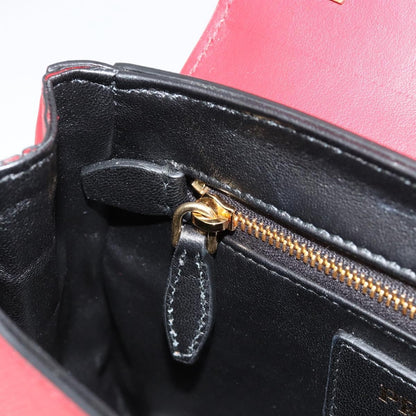 Prada Sidonie Top Handle Bag Saffiano Leather, Red, Leather, Handbag