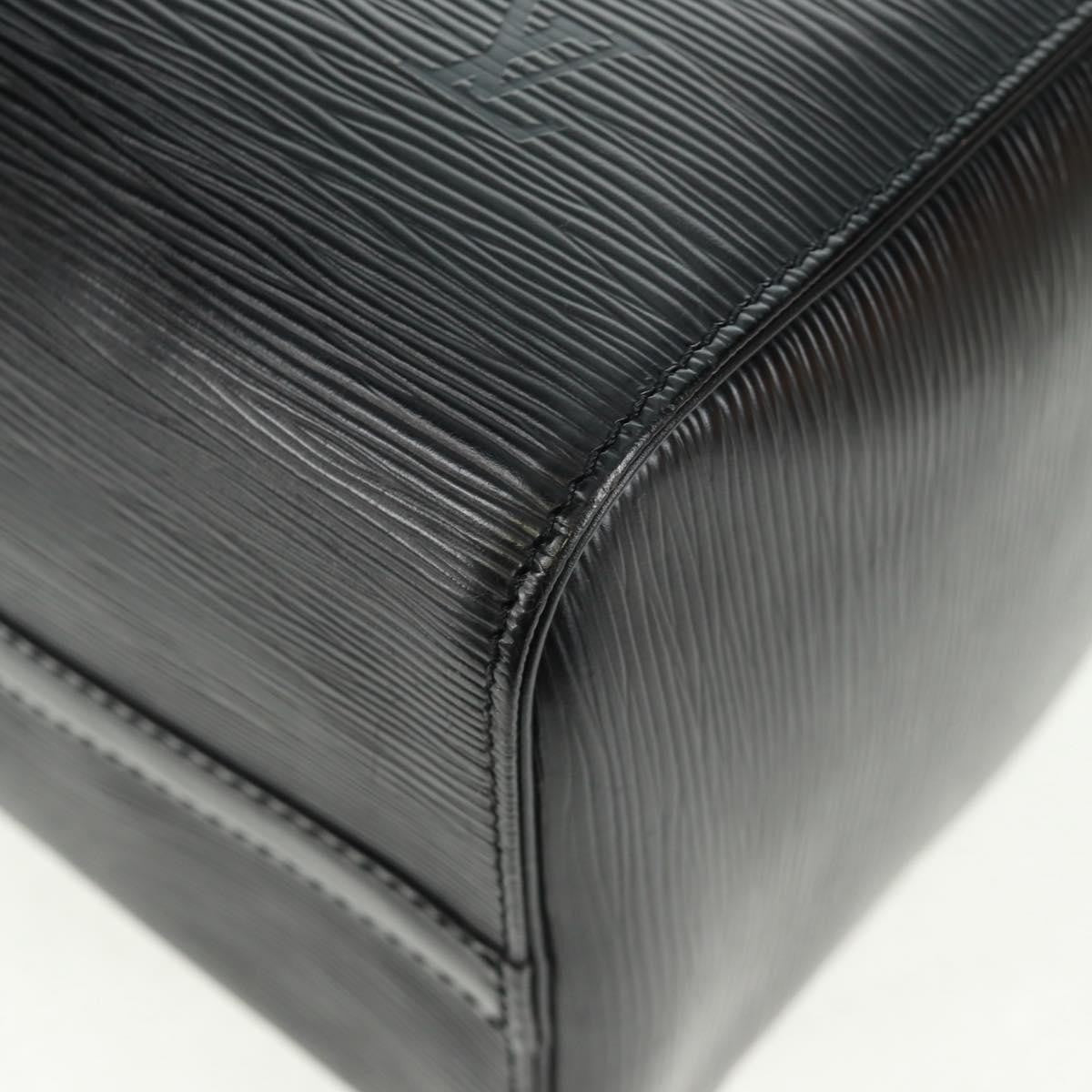 Louis Vuitton Speedy Handbag Epi Leather, BLACK, LEATHER, Handbag
