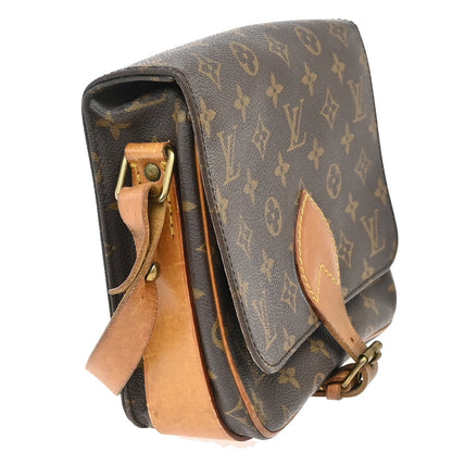 Louis Vuitton Cartouchiere Handbag Monogram Canvas, BROWN, CANVAS, Shoulder bag