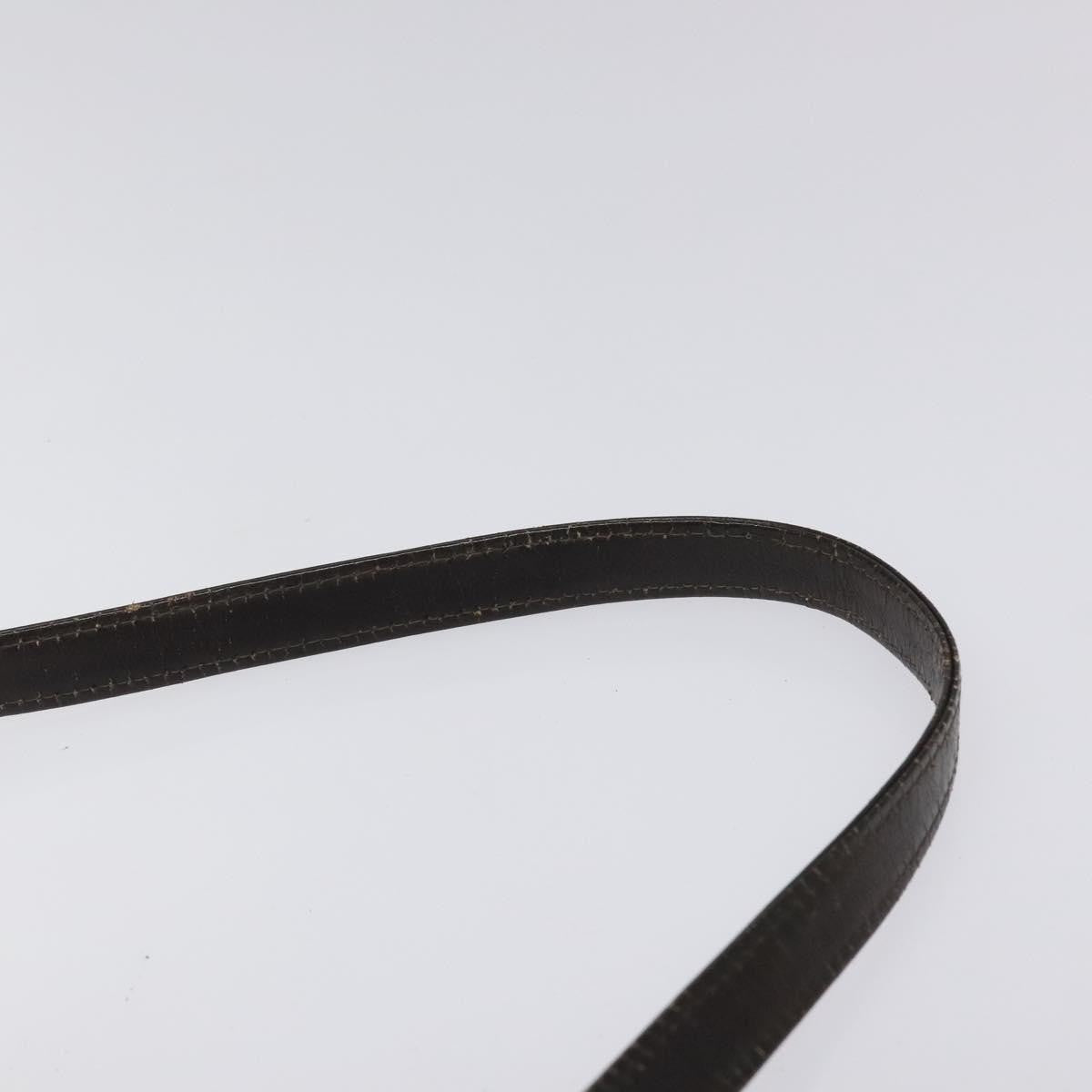 Christian Dior Vintage Trotter Shoulder Bag Embroidered Diorissimo Canvas, BROWN, CANVAS, Shoulder bag