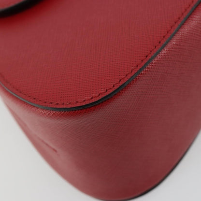 Prada Sidonie Top Handle Bag Saffiano Leather, Red, Leather, Handbag