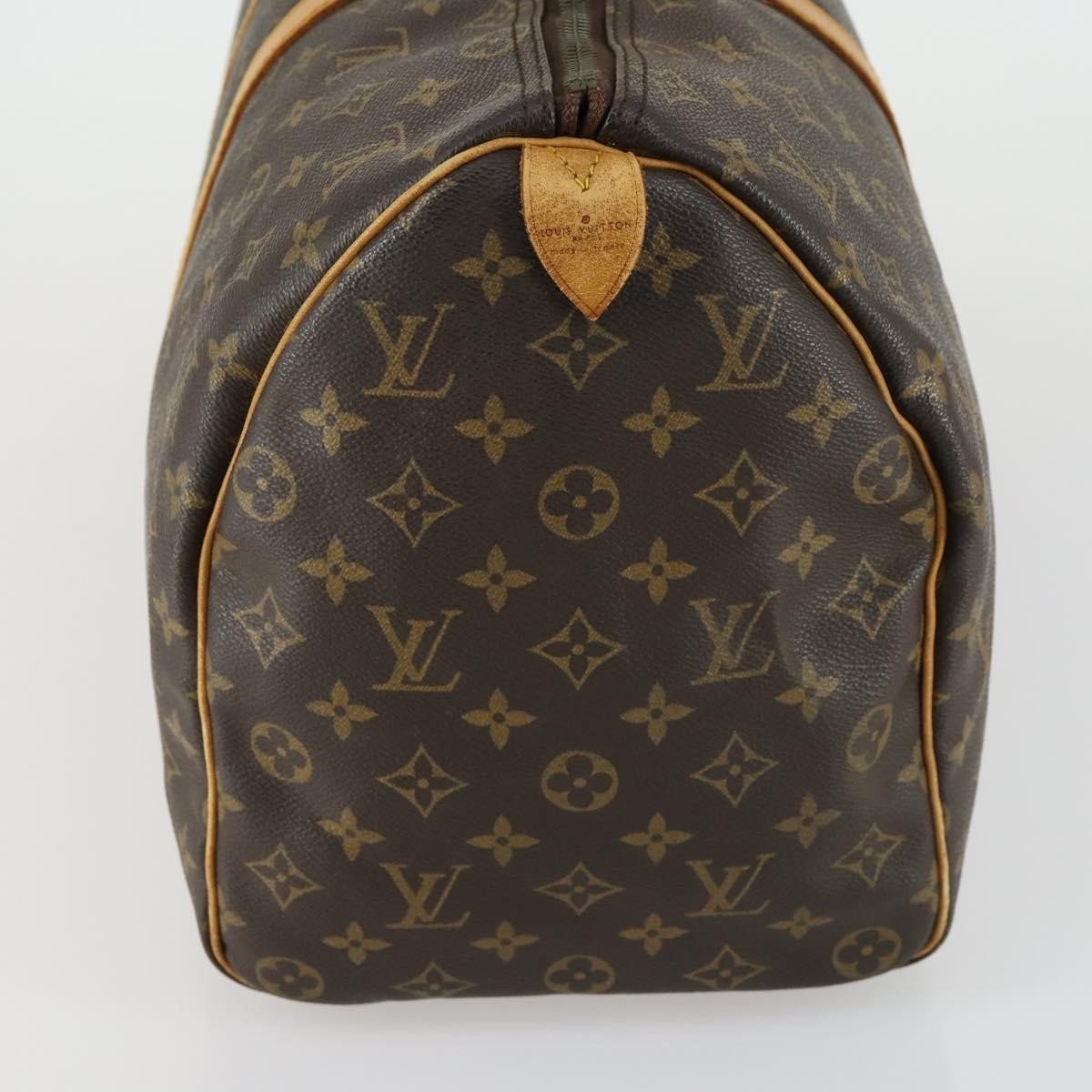 Louis Vuitton Keepall Bag Monogram Canvas, BROWN, CANVAS, Travel bag