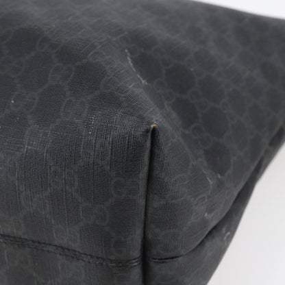 Gucci Convertible Zip Tote GG Canvas, BLACK, PVC, Tote bag