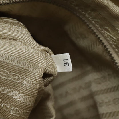 Prada Double Buckle Flap Messenger Bag Tessuto, BEIGE, NYLON, Shoulder bag
