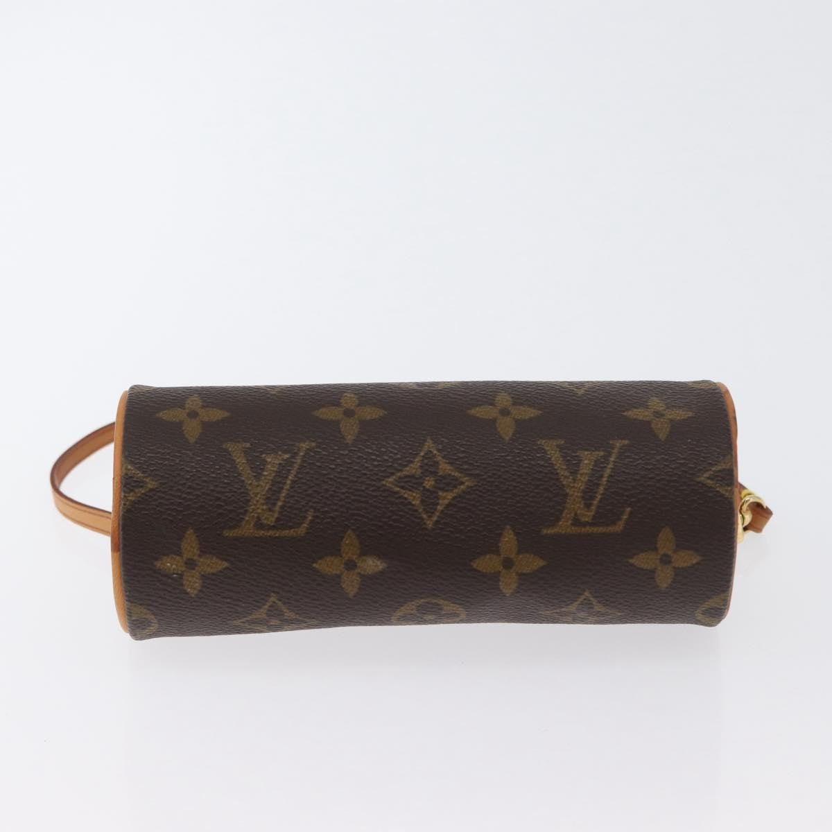 Louis Vuitton Papillon Pochette Monogram Canvas, BROWN, CANVAS, Clutche & pouche