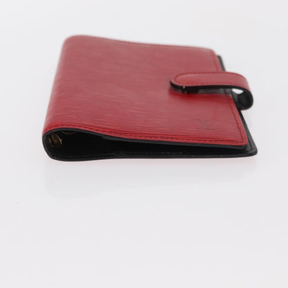 Louis Vuitton Agenda Cover Epi Leather, RED, LEATHER, Wallets