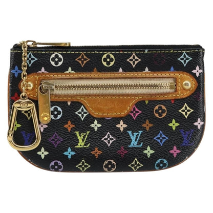 Louis Vuitton Pochette Accessoires Monogram Multicolor, BLACK, CANVAS, Clutche & pouche