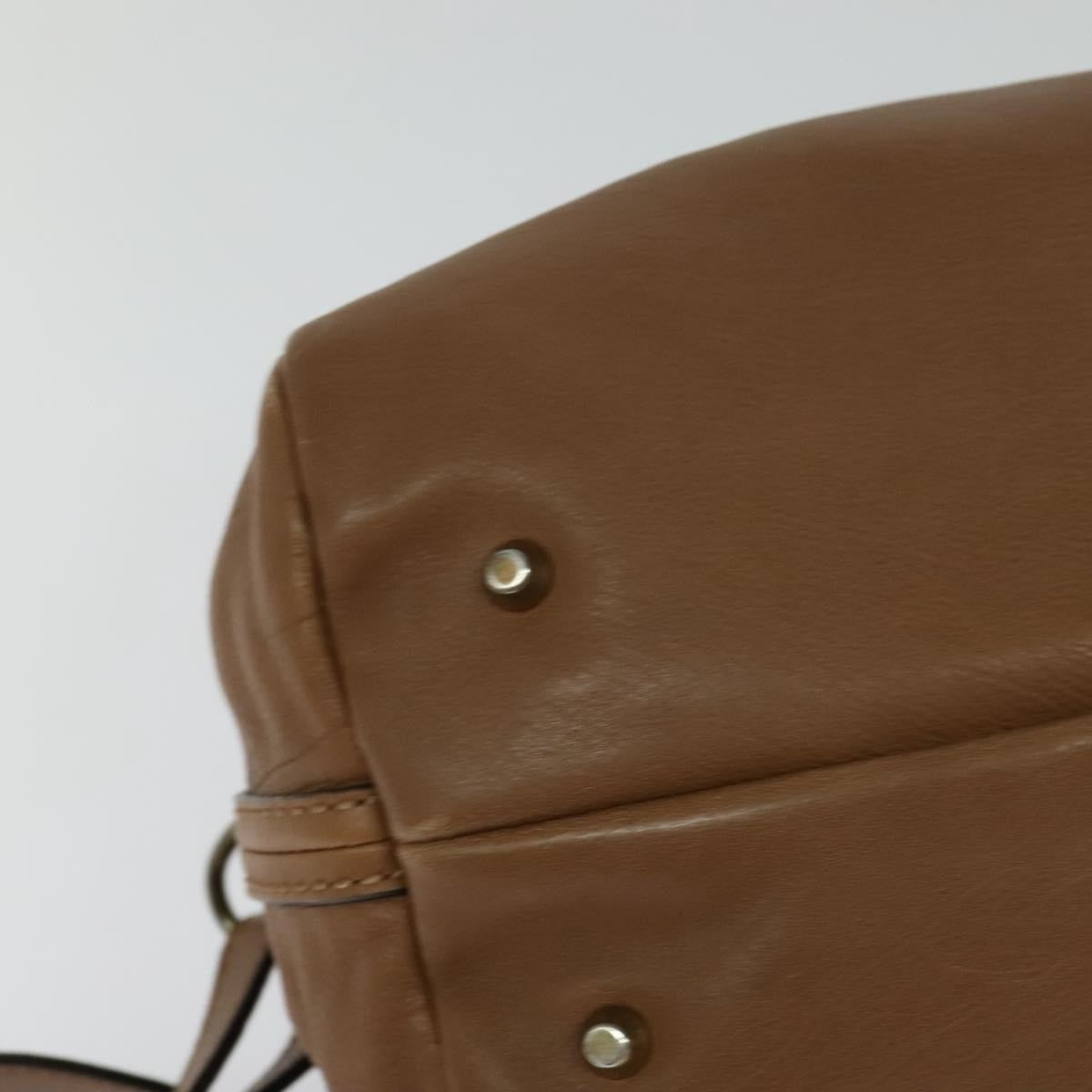 Chloe Elsie Satchel Leather, BROWN, LEATHER, Handbag