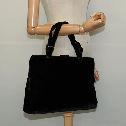 Prada Vintage Handbag Tessuto, BLACK, VELVET, Handbag