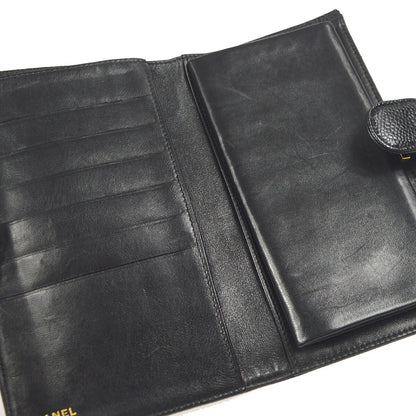 Chanel Timeless CC French Wallet Caviar, BLACK, LEATHER, Wallets