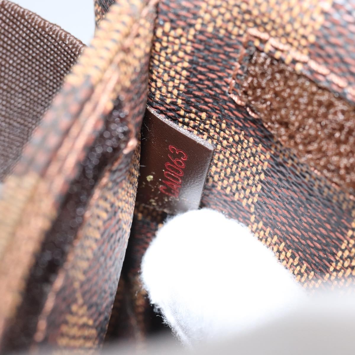 Louis Vuitton Geronimos Waist Bag Damier, BROWN, CANVAS, Shoulder bag