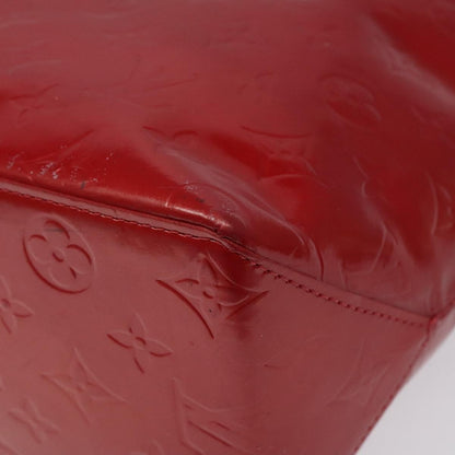 Louis Vuitton Reade Handbag Monogram Vernis, Red, Patent Leather, Handbag
