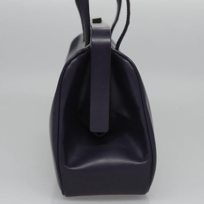 Prada Vintage Handbag Leather, PURPLE, LEATHER, Handbag