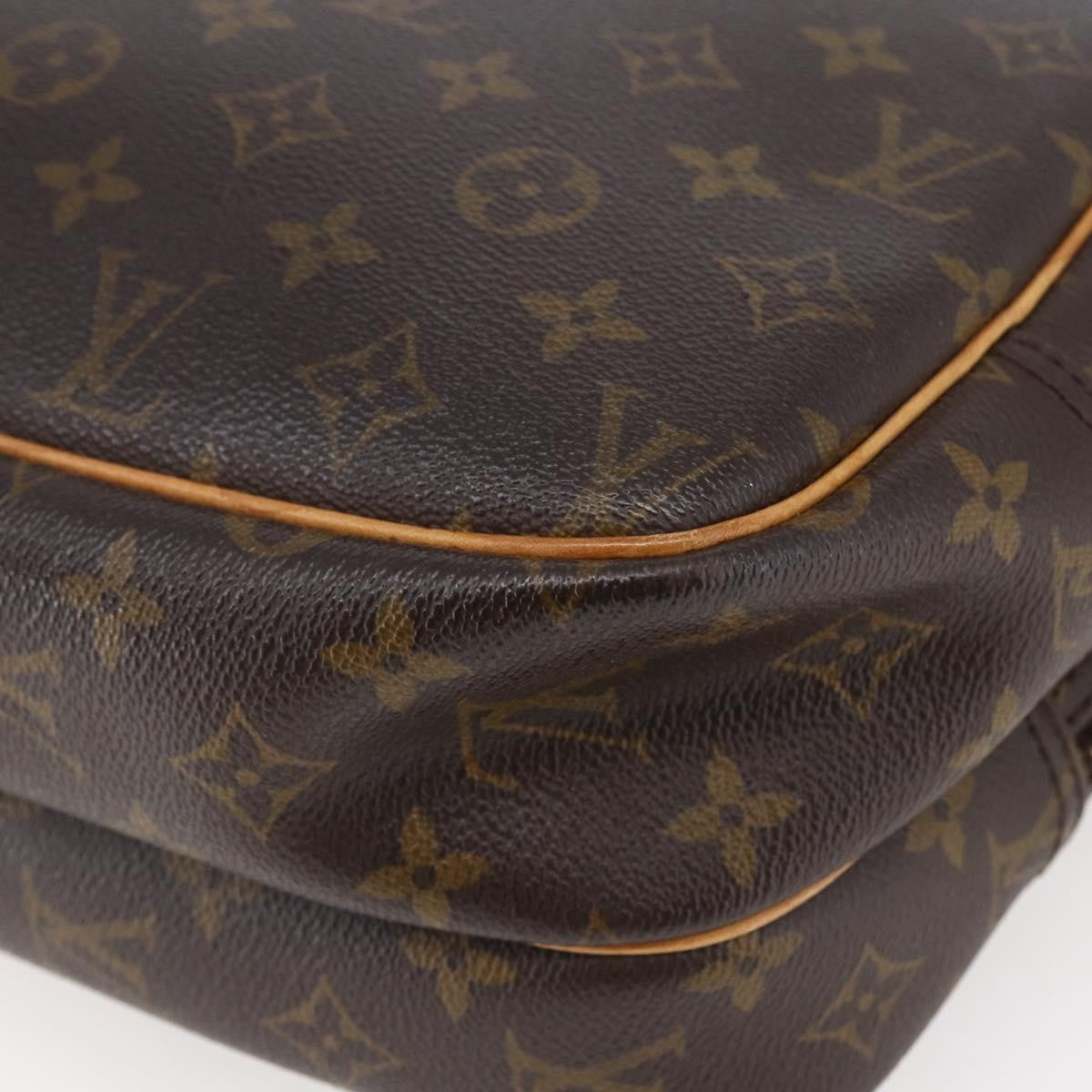 Louis Vuitton Reporter Bag Monogram Canvas, BROWN, CANVAS, Crossbody bag