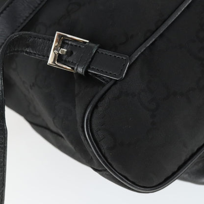 Gucci Vintage Jackie Backpack GG Canvas, BLACK, CANVAS, Backpack