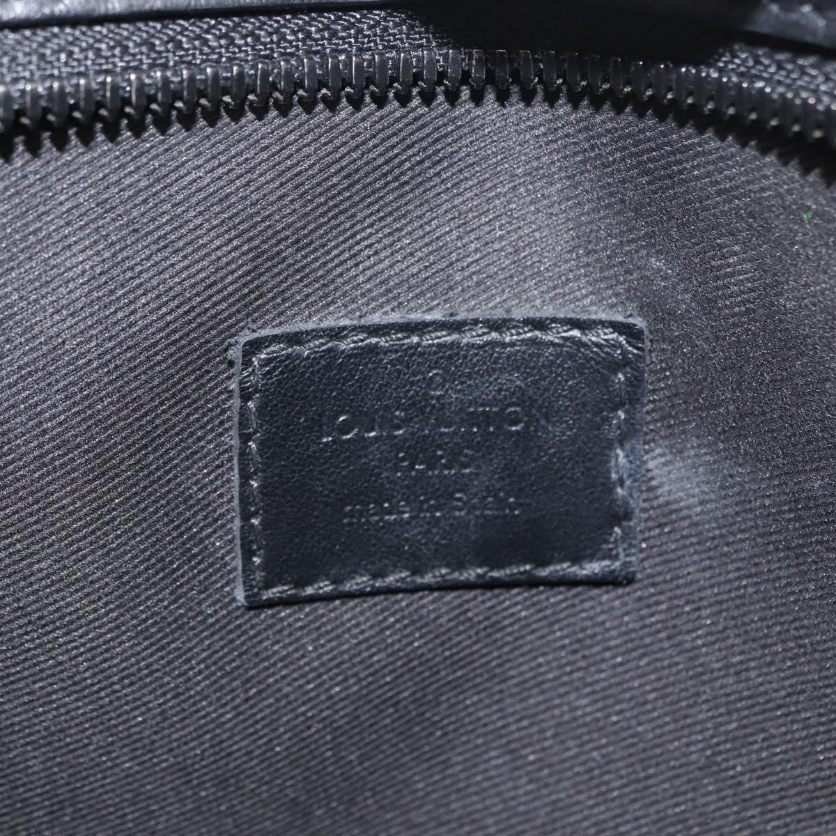 Louis Vuitton Double Flat Messenger Bag Limited Edition Logo Story Monogram Canvas and Denim, MULTICOLOUR, CANVAS, Shoulder bag