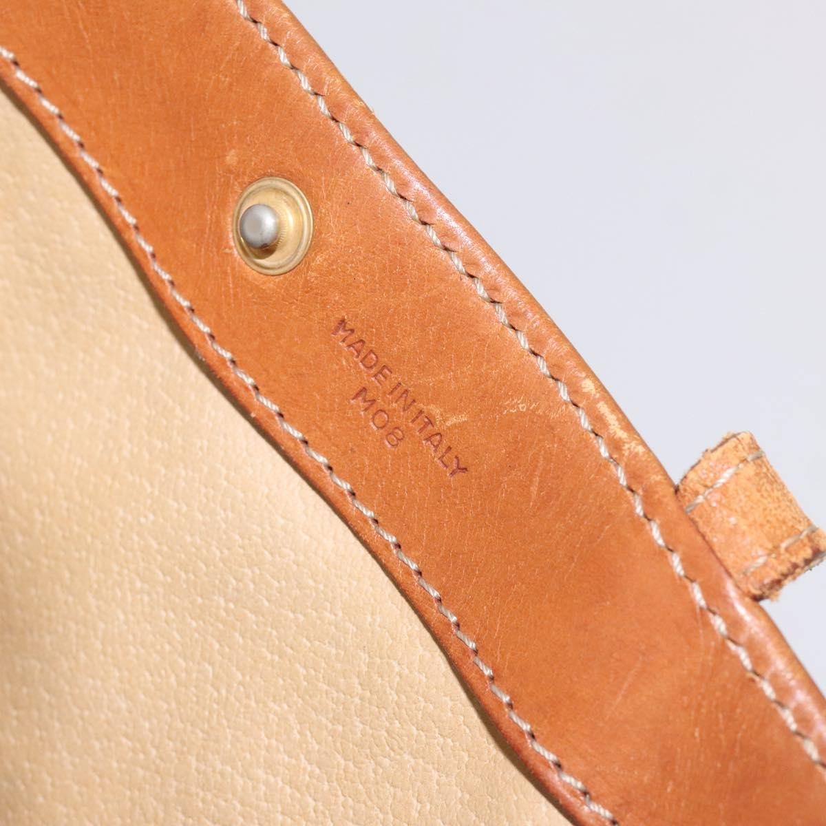 Celine Vintage Macadam Tote bag Canvas and Leather, BROWN, CANVAS, Tote bag