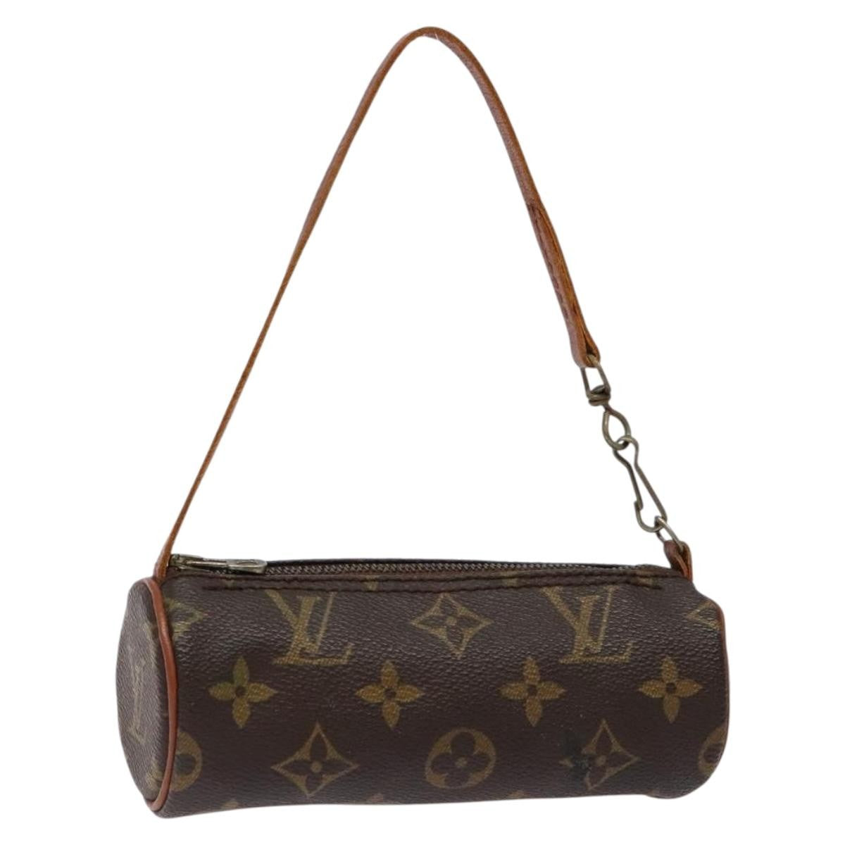 Louis Vuitton Papillon Pochette Monogram Canvas, BROWN, CANVAS, Handbag