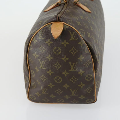 Louis Vuitton Speedy Handbag Monogram Canvas, BROWN, CANVAS, Travel bag