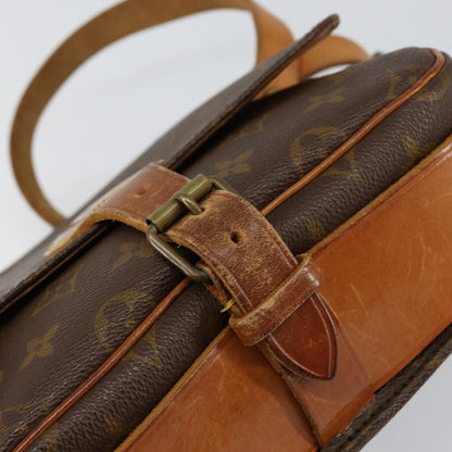Louis Vuitton Cartouchiere Handbag Monogram Canvas, BROWN, CANVAS, Shoulder bag