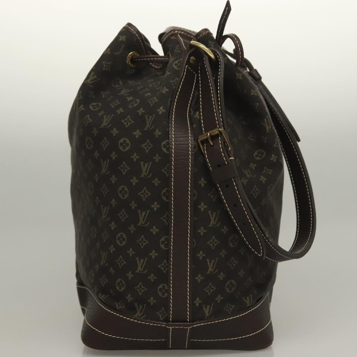 Louis Vuitton Mini Lin Noe Shoulder Bag Monogram Canvas, BROWN, CANVAS, Shoulder bag